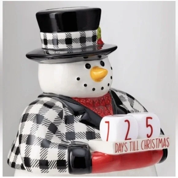 Count Down The Days Christmas Snowman Scentsy Warmer - Picture 4 of 5